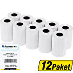 Avansas Yazarkasa / Pos Rulosu 80 mm x 40 m 44 gr/m² 10 x 12'li Paket Avansas Yazarkasa / Pos Rulosu 80 mm x 40 m 44 gr/m² 10 x 12'li Paket