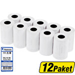 Avansas Yazarkasa / Pos Rulosu 56 mm x 16 m 55 gr/m² 10 x 12'li Paket Avansas Yazarkasa / Pos Rulosu 56 mm x 16 m 55 gr/m² 10 x 12'li Paket