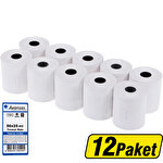 Avansas Yazarkasa / Pos Rulosu 56 mm x 25 m 55 gr/m² 10 x 12'li Paket Avansas Yazarkasa / Pos Rulosu 56 mm x 25 m 55 gr/m² 10 x 12'li Paket
