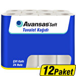 Avansas Soft Tuvalet Kağıdı 24'lü -12 Paket Çok Al Az Öde