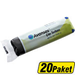 Avansas Çöp Torbası Battal Boy 75 cm x 90 cm Siyah 10 x 20'li Paket Çok Al Az Öde