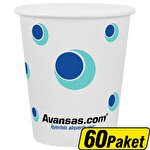 Avansas Karton Bardak 7 Oz 50'li x 60 Paket Çok Al Az Öde