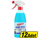 Asperox Mavi Güç Sprey 1 litre 12 Adet (1 Koli ) Koliyle Al Kazan