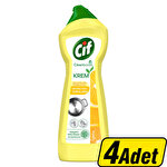 Cif Krem Yüzey Temizleyici Limon 750 ml - 4 Adet Çok Al Az Öde