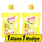 Asperox Parfümlü Yüzey Temizleyici Gün Işığı Portakal&Limon Çiçeği 2.5 litre 1 Alana 1 Hediye
