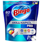 Bingo Akıllı Kapsül Pro Bulaşık Makinesi Deterjanı Tableti 80'li Özel Fiyatlı Ürün