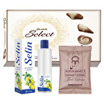 Select Dolgulu Çikolata 240 g + K.Mehmet Efendi Türk Kahvesi Poşet 100 g + Selin Limon Kolonyası 200 ml