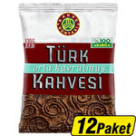 Kahve Dünyası Orta Kavrulmuş Türk Kahvesi 100 g x 12'li Paket Çok Al Az Öde