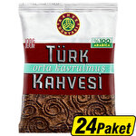 Kahve Dünyası Orta Kavrulmuş Türk Kahvesi 100 g x 24'lü Paket