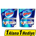 Bingo Akıllı Kapsül Pro Bulaşık Makinesi Deterjanı Tableti 80'li - 1 Alana 1 Hediye