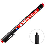 Edding 140S Permanent Asetat Kalem Kırmızı S Uç Edding 140S Permanent Asetat Kalem Kırmızı S Uç