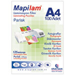 Mapi Laminasyon Filmi 125 Mikron A4 100’lü Kutu