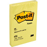 3M Post-it 656 Yapışkanlı Not Kağıdı 51 mm x 76 mm Sarı 100 Yaprak