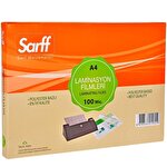 Sarff Laminasyon Filmi 100 Mikron Şeffaf  A4 100’lü Kutu