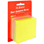 Globox Yapışkanlı Not Kağıdı 75 mm x 75 mm Neon Renkler 400 Yaprak