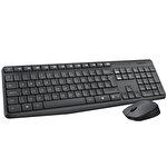 Logitech MK235 Kablosuz Klavye Mouse Seti Siyah Logitech MK235 Kablosuz Klavye Mouse Seti Siyah
