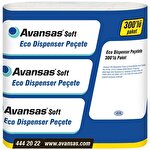 Avansas Soft Eco Masaüstü Dispenser Peçete 17 cm x 21 cm 12'li Koli Avansas Soft Eco Masaüstü Dispenser Peçete 17 cm x 21 cm 12'li Koli