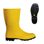 Gezer Pvc Kısa Sarı Çizme 40 Numara