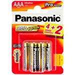 Panasonic Pro Power Alkalin AAA İnce Kalem Pil 4+2'li Paket