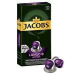 Jacobs Lungo 8 Intenso Kapsül Kahve 10'lu (Nespresso Uyumlu) Jacobs Lungo 8 Intenso Kapsül Kahve 10'lu (Nespresso Uyumlu)