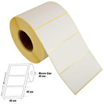 Tanex Eco Termal Barkod Etiketi 80 mm x 40 mm 4 Rulo
