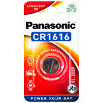 Panasonic CR-1616EL/1B Lityum Düğme Pil 3 Volt Tekli Paket
