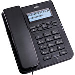 Karel TM145 Ekranlı Kablolu Telefon Siyah