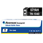 Avansas Econoprint Brother TN-1040 Siyah Muadil Toner TN1040 Avansas Econoprint Brother TN-1040 Siyah Muadil Toner TN1040