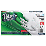 Polente Latex Muayene Eldiveni Pudralı Large 100'lü Paket