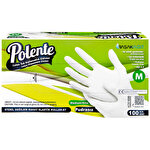 Polente Latex Muayene Eldiveni Pudrasız Medium 100'lü Paket