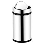 Rulopak Döner Kapaklı Paslanmaz Çöp Kovası 8 lt