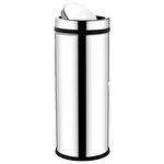 Rulopak Döner Kapaklı Paslanmaz Çöp Kovası 32 lt