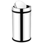 Rulopak Döner Kapaklı Paslanmaz Çöp Kovası 16 lt