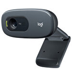 Logitech C270 HD 720p Mikrofonlu Web Kamerası - Siyah