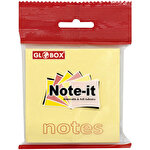 Globox 75x75 mm Sarı Yapraklı Not Kağıdı 100 Yaprak