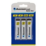 Avansas 0.5 mm 2B Kalem Ucu 3'lü Paket Avansas 0.5 mm 2B Kalem Ucu 3'lü Paket