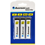 Avansas 0.7 mm 2B Kalem Ucu 3'lü Paket Avansas 0.7 mm 2B Kalem Ucu 3'lü Paket