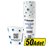 Avansas Karton Bardak 4 Oz 50'li Paket
