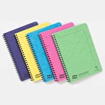 Europa A5 Notemaker Wirebound 120 pages 90 gsm Ruled Assorted Colours Pack of 10