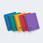 Europa A6 Notemaker 120 pages Twin-Wired Feint Ruled Microperforated 90 gsm Assorted Colours Pack of 10