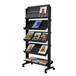 Fast Paper Wide Mobile Literature Display Black