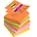 Post-it® Super Sticky Z-Notes 76 x 76 mm Boost Colours 90 Sheets Pack of 5