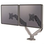 Fellowes Eppa™ Dual Monitor Arm Silver