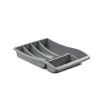 Plastic Cutlery Tray 35 cm Cool Grey