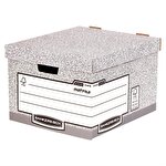Fellowes Bankers Box® System Large Cardboard Storage Box Grey
