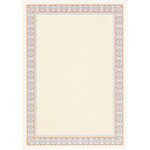 Decadry A4 Certificate Paper 115 gsm Orange/Blue Pack of 25