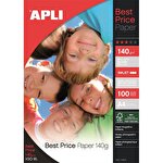 Apli Glossy Photo Paper 140 gsm Pack of 100