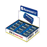 Avansas Medium Erasers Blue Box of 24