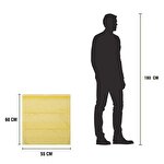 Florex Lemon Scented 40l Drawstring Bin Bags 55x60cm Pack Of 10 