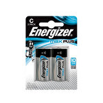 Energizer Max Plus C Alkaline Batteries (Pack 2)